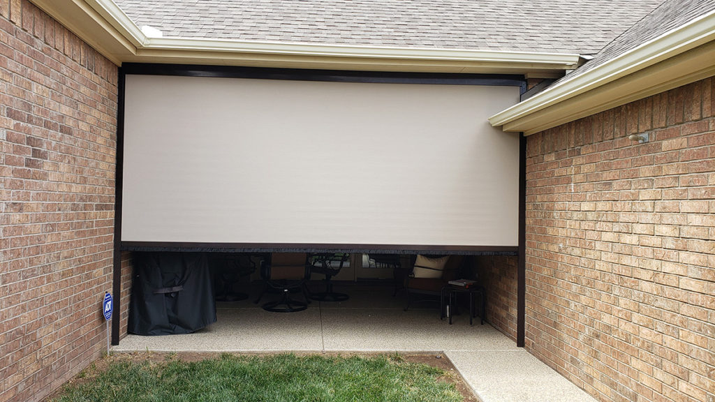 Motorized Patio Screens & Retractable Shades | Sunset Outdoor ...